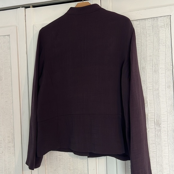Eileen Fisher Rayon Jacket - Women's Size L NWT light weight silk sponge - Picture 6 of 7